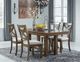 Signature Design by Ashley® Moriville 5-Piece Grayish Brown Dining Set-3