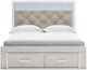 Signature Design by Ashley® Altyra White Queen Upholstered Storage Bed-1