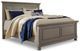 Signature Design by Ashley® Lettner 4-Piece Light Gray King Panel Bed Set-1