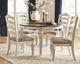 Signature Design by Ashley® Realyn 5-Piece Chipped White Dining Set-3