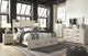 Signature Design by Ashley® Cambeck Whitewash King Storage Panel Bed-4