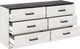 Signature Design by Ashley® Shawburn White/Dark Charcoal Gray Dresser-2