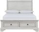 Signature Design by Ashley® Robbinsdale Antique White Full Sleigh Storage Bed-1