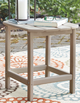 Signature Design by Ashley® Sundown Treasure Driftwood Outdoor Rectangular End Table-4
