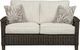 Signature Design by Ashley® Paradise Trail Medium Brown Loveseat with Cushion-1