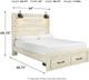 Signature Design by Ashley® Cambeck Whitewash Queen Storage Panel Bed-3