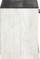 Signature Design by Ashley® Shawburn White/Dark Charcoal Gray Nightstand-3