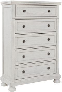Signature Design by Ashley® Robbinsdale Antique White 58" Chest of Drawers