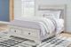 Signature Design by Ashley® Robbinsdale Antique White Full Sleigh Storage Bed-4