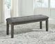 Signature Design by Ashley® Hallanden Gray Dining Bench-3