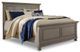 Signature Design by Ashley® Lettner 5-Piece Light Gray Queen Panel Bed Set-1