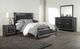 Signature Design by Ashley® Kaydell 2-Piece Black King Storage Panel Bedroom Set-3