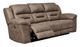 Signature Design by Ashley® Stoneland Fossil Reclining Power Sofa-0