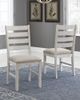 Signature Design by Ashley® Skempton Grayish White Dining Chair-4