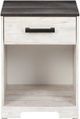 Signature Design by Ashley® Shawburn Whitewash/Charcoal Gray Nightstand-1