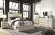 Signature Design by Ashley® Cambeck Whitewash Queen 4-Drawer Storage Panel Bed-4