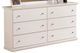 Signature Design by Ashley® Bostwick Shoals 5-Piece White Twin Panel Bed Set-2