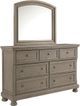 Signature Design by Ashley® Lettner Light Gray 7-Drawer Dresser and Mirror-0