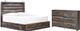 Signature Design by Ashley® Drystan 2-Piece Brown Rustic King Panel Storage Bed Set-0
