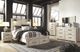 Signature Design by Ashley® Cambeck Whitewash Queen Storage Panel Bed-4