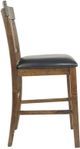 Signature Design by Ashley® Ralene 2-Piece Medium Brown Counter Height Bar Stool-2