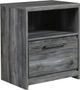 Signature Design by Ashley® Baystorm 4-Piece Gray Queen Panel Bed Set-4