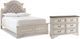 Signature Design by Ashley® Realyn 2-Piece Chipped White Full Panel Bed Set-0