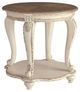 Signature Design by Ashley® Realyn 2-Piece White/Brown Living Room Table Set-2