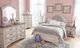 Signature Design by Ashley® Realyn 2-Piece Chipped White Full Panel Bed Set-3