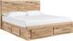 Signature Design by Ashley® Hyanna Tan Queen 4-Drawer Storage Panel Bed-0