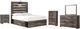 Signature Design by Ashley® Drystan 5-Piece Brown Full Panel Storage Bed Set-0