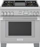 Thermador® Pro Grand® 36" Stainless Steel Freestanding Dual Fuel Natural Gas Range-0