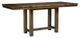Signature Design by Ashley® Moriville 6 Piece Grayish Brown Counter Height Dining Set-1