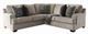 Signature Design by Ashley® Bovarian 2-Piece Stone Sectional with Ottoman-1