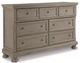 Signature Design by Ashley® Lettner 3-Piece Light Gray Queen Panel Bed Set-2