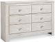 Signature Design by Ashley® Paxberry 5-Piece Whitewash Twin Panel Bed Set-2
