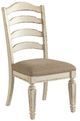 Signature Design by Ashley® Realyn 5-Piece Chipped White Dining Set-2