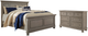 Signature Design by Ashley® Lettner 2-Piece Light Gray King Panel Bed Set-0