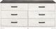 Signature Design by Ashley® Shawburn White/Dark Charcoal Gray Dresser-1