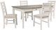 Signature Design by Ashley® Skempton 5-Piece White/Light Brown Dining Set-0