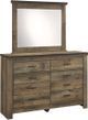 Signature Design by Ashley® Trinell 3-Piece Brown Twin Panel Bed Set-3