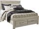Signature Design by Ashley® Bellaby 5-Piece Whitewash Queen Storage Platform Bed Set-1