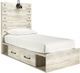 Signature Design by Ashley® Cambeck Whitewash Twin 4-Drawer Storage Panel Bed-0