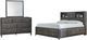 Signature Design by Ashley® Caitbrook 2-Piece Gray California King Storage Bed Set-0
