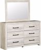 Signature Design by Ashley® Cambeck Whitewash Bedroom Mirror-2