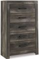Signature Design by Ashley® Wynnlow 5-Piece Gray King Poster Bed Set-4