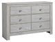 Signature Design by Ashley® Paxberry 2-Piece Whitewash Twin Panel Bed Set-2