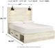 Signature Design by Ashley® Cambeck Whitewash Queen 4-Drawer Storage Panel Bed-2