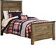Signature Design by Ashley® Trinell 3-Piece Brown Twin Panel Bed Set-1