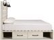Signature Design by Ashley® Cambeck Whitewash King 2-Drawer Storage Panel Bed-2